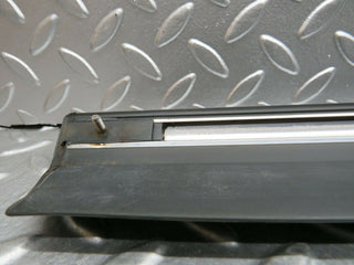 W123 Coupe left door lower moulding trim used OEM