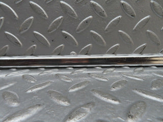 W123 front left door chrome moulding trim used OEM