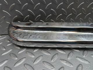 W108 rear left upper bumper corner used OEM