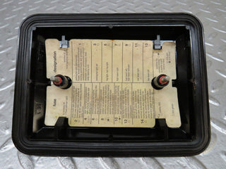 26895 Mercedes-Benz W123 240D Fuse Box Cover Lid 1235400082
