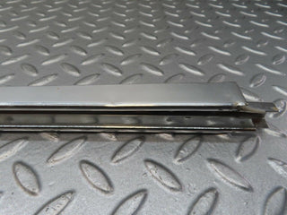 W111 rear right door front chrome window channel used OEM