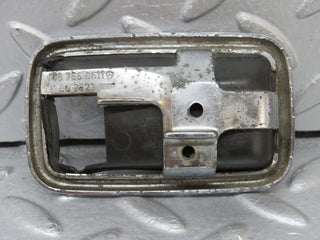 W108 chrome frame for door opener right used OEM