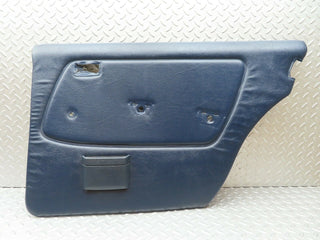 W123 rear right door card blue used OEM