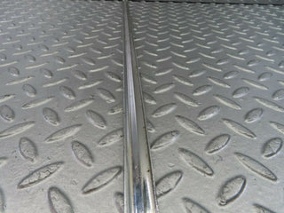 W123 front left door chrome moulding trim used OEM