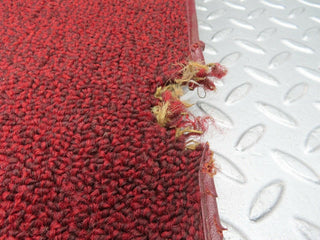 W108 front left floor carpet red used OEM