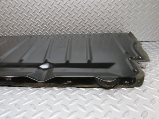W126 fuel tank cover plate carpet grey used OEM