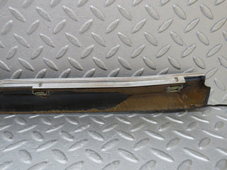 W109 rear left door card top trim blue used OEM