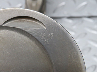 W123 piston with connecting rod used OEM