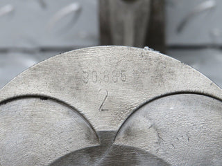 W123 piston with connecting rod used OEM