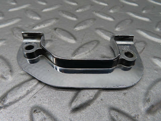 W116 left interior chrome door latch trim used OEM