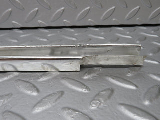 W108 rear right door chrome window channel used OEM