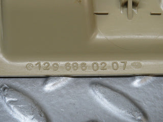 R129 SL seat cover trim beige right used OEM