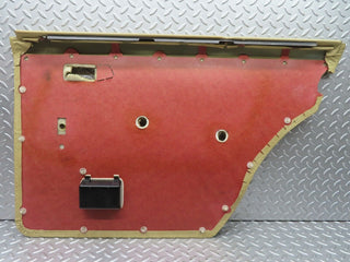 W123 rear left door card beige used OEM
