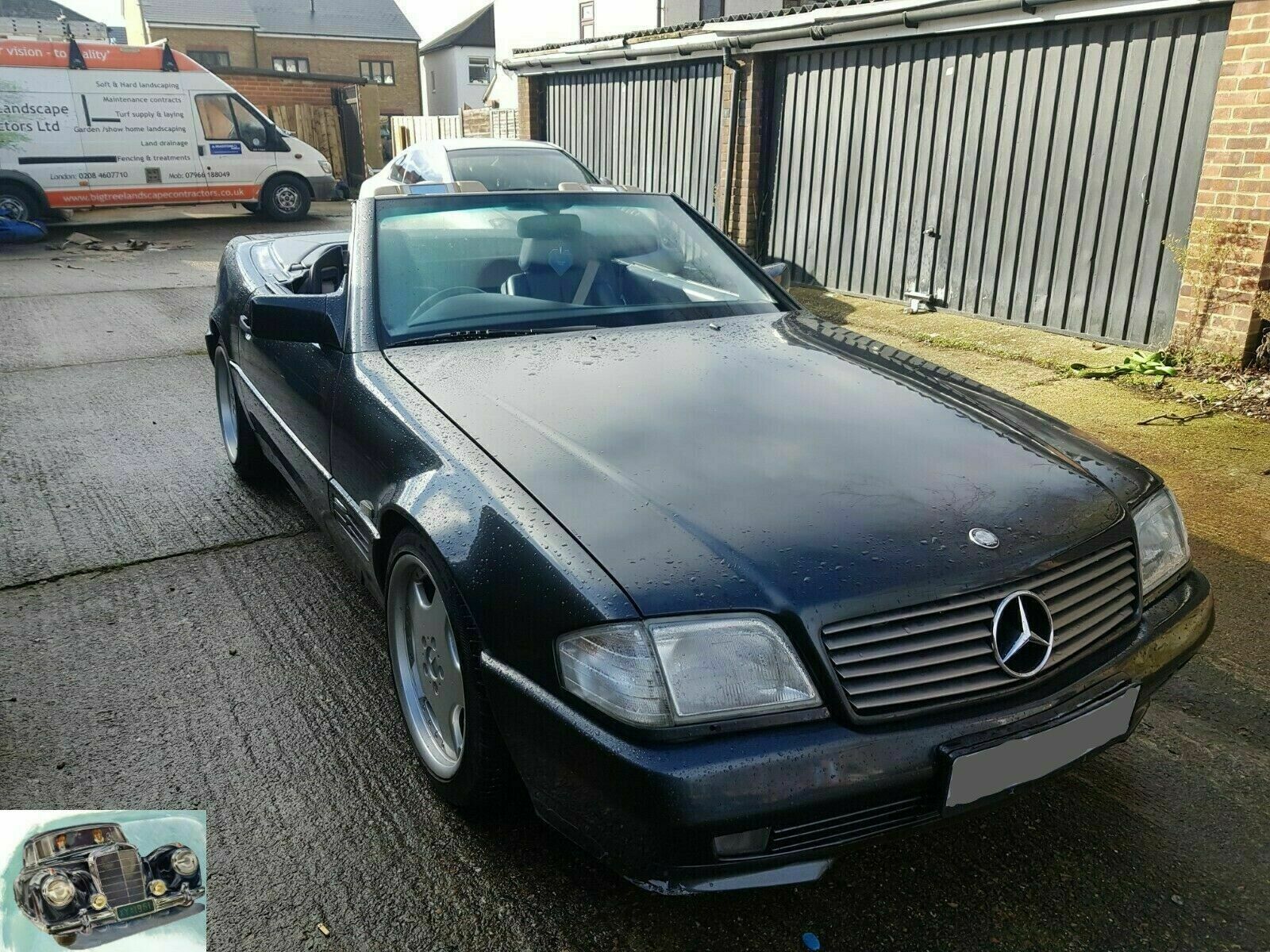 12197 Mercedes-Benz R129 300SL Coupe Left Door Window Bottom Rail