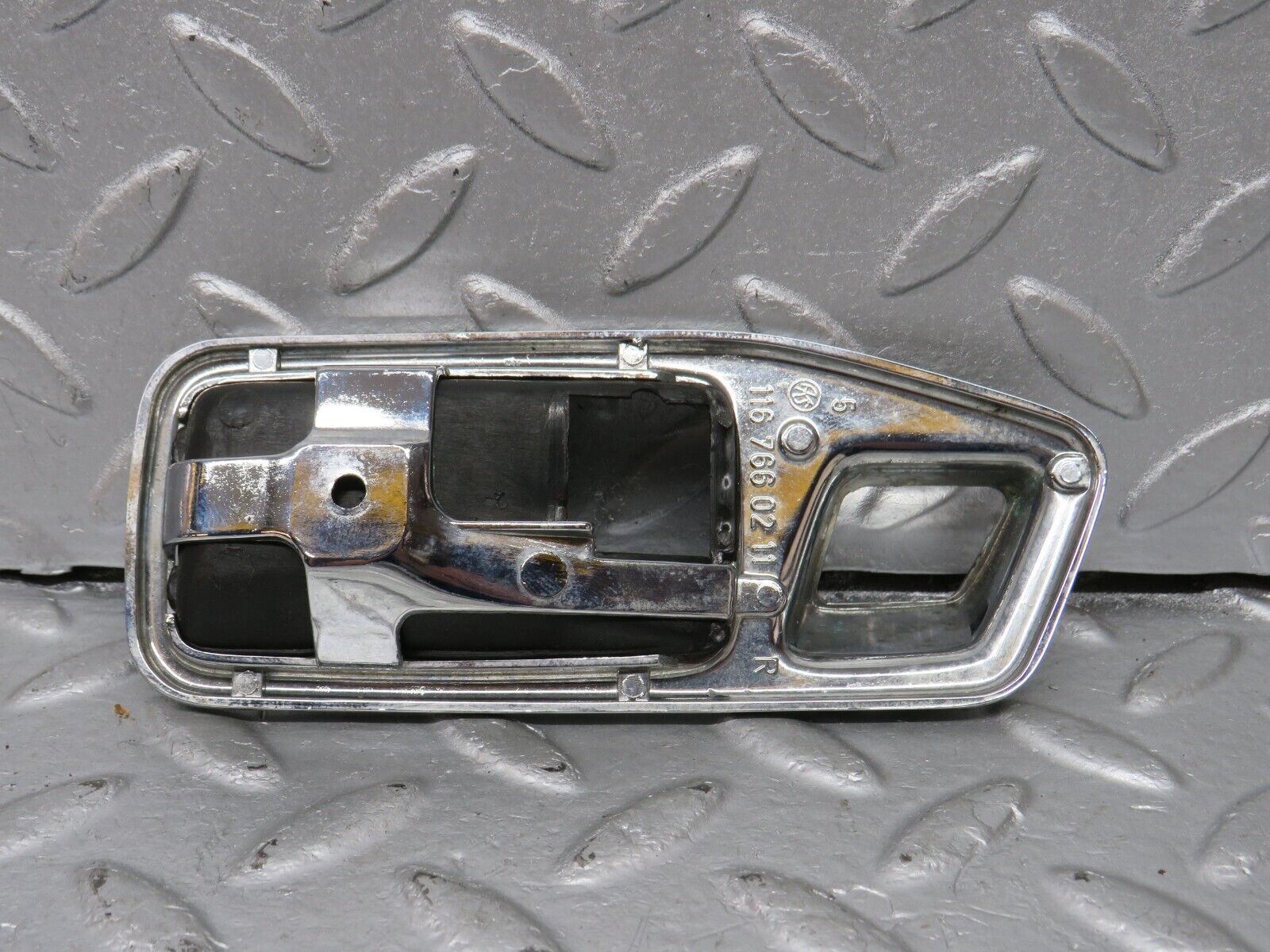 40597 Mercedes-Benz W123 300D Chrome Frame For Door Opener Right 1167660211