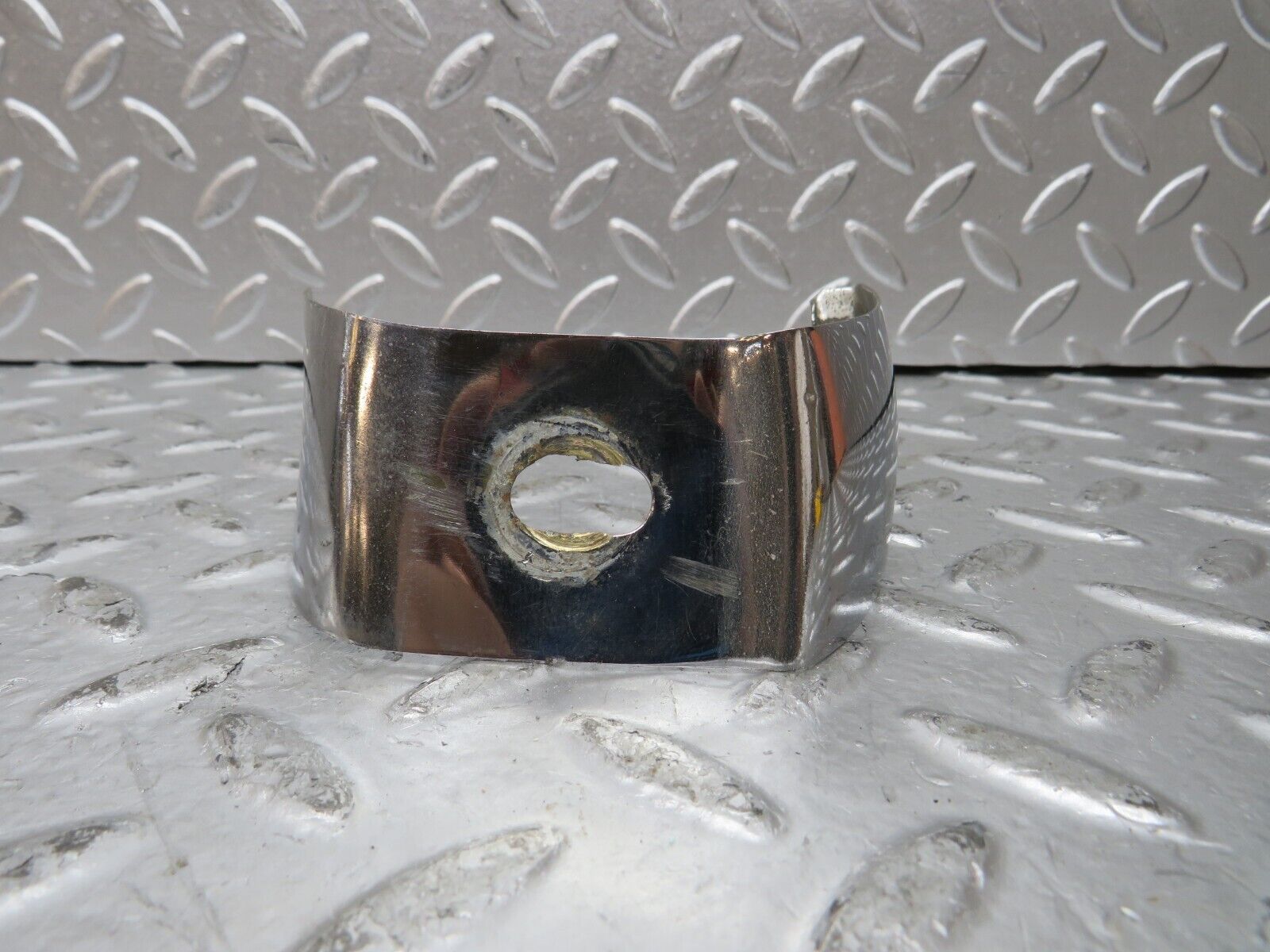 26372 Mercedes-Benz W116 450SE Bumper Corner Screw Cover Chrome Right