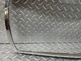 W123 bonnet grill frame chrome used OEM