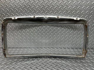W123 bonnet grill frame chrome used OEM